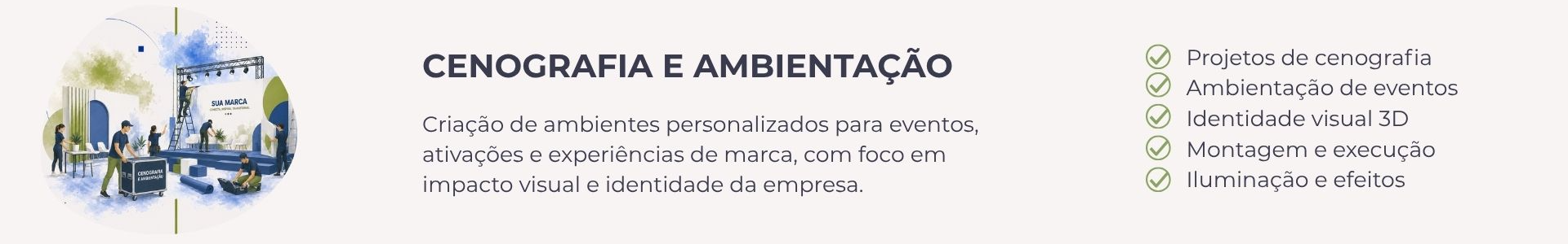 Montadora de stands em curitiba
